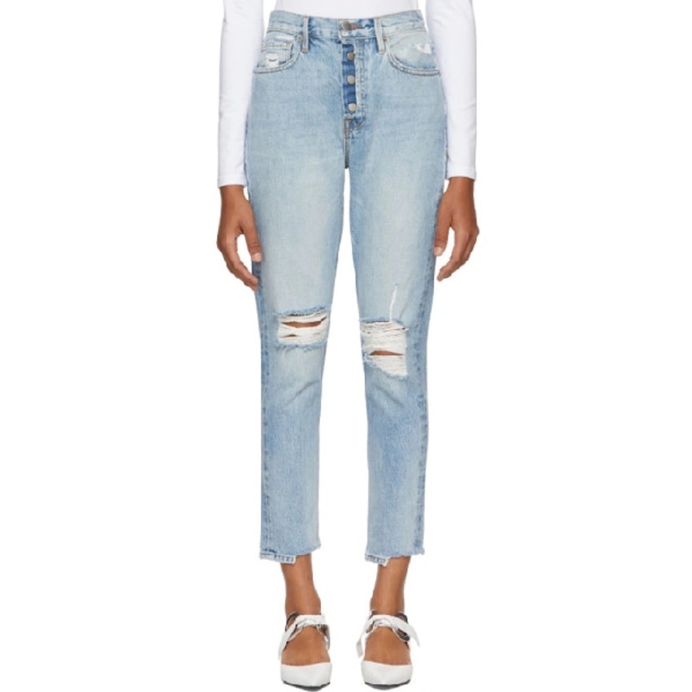 Frame Denim Rigid Re-Release Le Original Skinny Jeans watermark